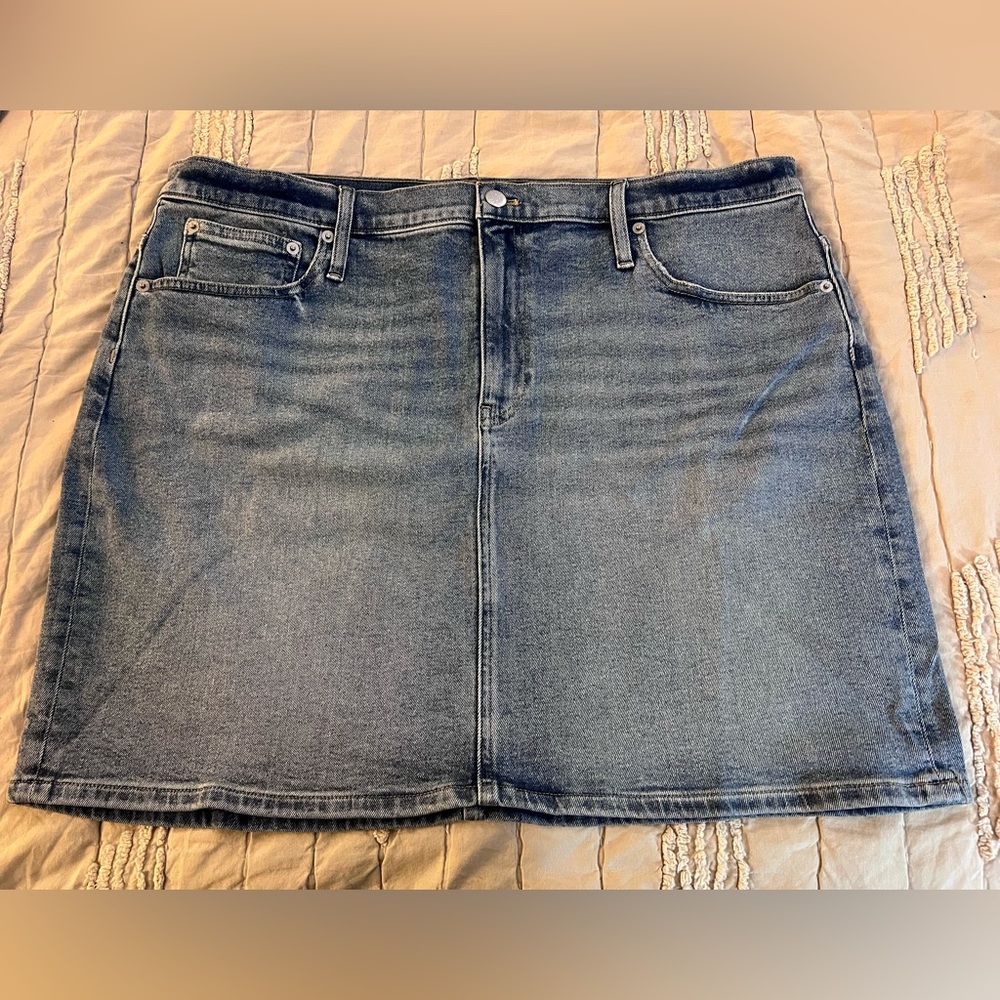 JCREW - Denim Mini Skirt - NWT - size 16